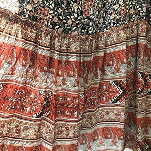 Ulla Johnson playful paisley silk midi dress.